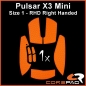 Preview: Corepad Soft Grips Grip Tape BTL BT.L Pulsar X3 Size 1 Mini Small RHD Right Handed Hand